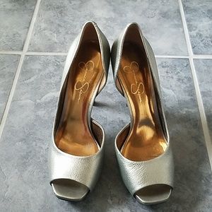 Jessica Simpson high heeled shoes